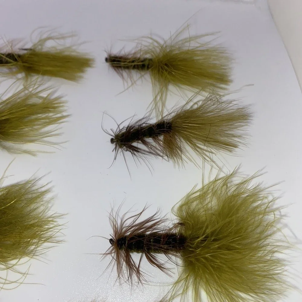 Vintage Fishing Lure Lot Caddis Caddisfly Mayfly Bug Feather Scientific Anglers